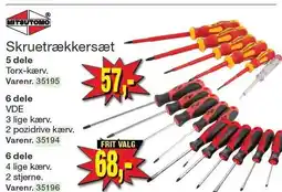 Harald Nyborg MITSUTOMO Skruetrækkersæt tilbud