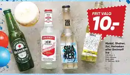 Bilka Mokaï, Shaker, Sol, Heineken eller Smirnoff Ice tilbud