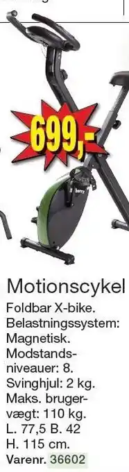 Harald Nyborg Motionscykel tilbud