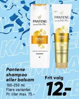 Bilka PANTENE shampoo eller balsam tilbud