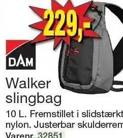 Harald Nyborg Dam Walker slingbag tilbud