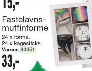 Harald Nyborg Fastelavnsmuffinforme tilbud