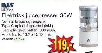 Harald Nyborg Elektrisk juicepresser 30W tilbud