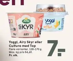 SPAR Yoggi, Airy Skyr eller Cultura med Top tilbud