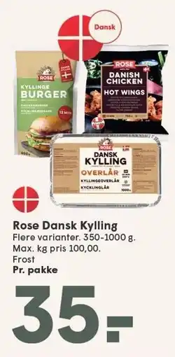 SPAR Rose Dansk Kylling tilbud