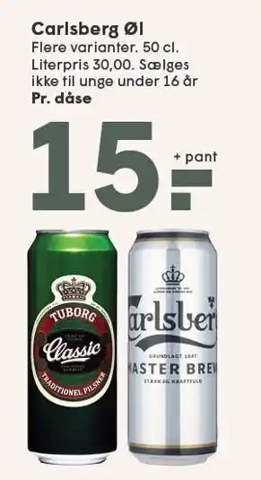 SPAR Carlsberg Øl tilbud