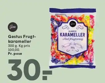 SPAR Gestus Frugtkarameller tilbud