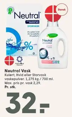 SPAR Neutral Vask tilbud