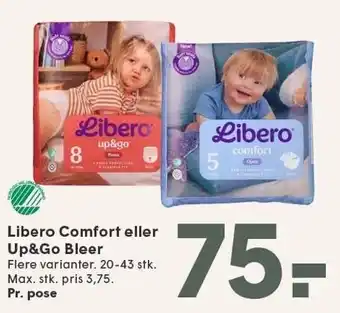 SPAR Libero Comfort eller Up&Go bleer tilbud