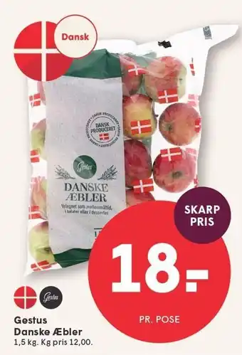 SPAR Gestus Danske Æbler tilbud