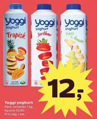 SuperBrugsen Yoggi yoghurt tilbud