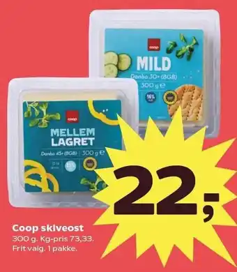 SuperBrugsen Coop skiveost tilbud