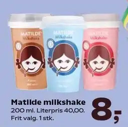 SuperBrugsen Matilde milkshake tilbud