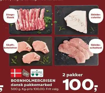 SuperBrugsen BORNHOLMERGRISEN dansk pakkemarked tilbud