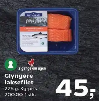 SuperBrugsen Glyngøre laksefilet tilbud