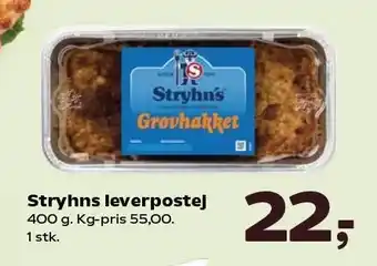 SuperBrugsen Stryhns leverpostej tilbud