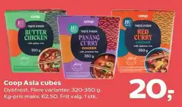 SuperBrugsen Coop Asia cubes tilbud