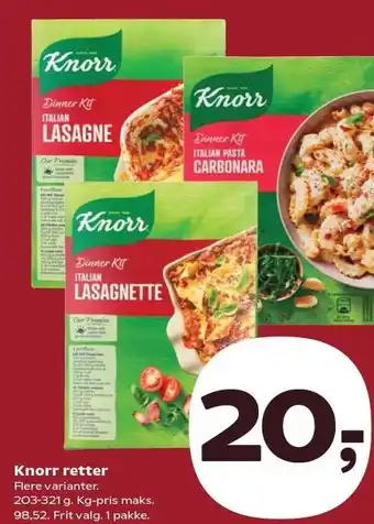 SuperBrugsen Knorr retter tilbud