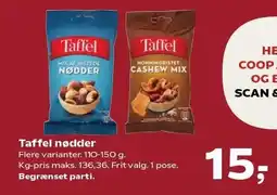 SuperBrugsen Taffel nødder tilbud