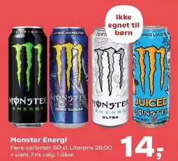 SuperBrugsen Monster Energi tilbud