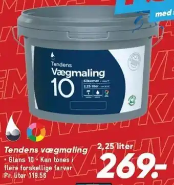 Bilka Tendens vægmaling tilbud