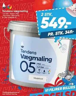 Bilka Tendens vægmaling tilbud