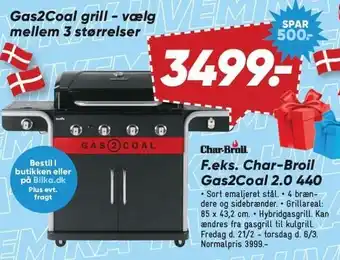 Bilka Char-Broil Gas2Coal 2.0 440 tilbud