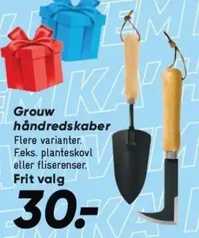 Bilka Grouw håndredskaber tilbud