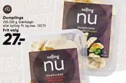 Bilka Salling nu Dumplings tilbud