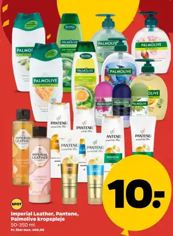 Netto Imperial Leather, Pantene, Palmolive kropspleje tilbud