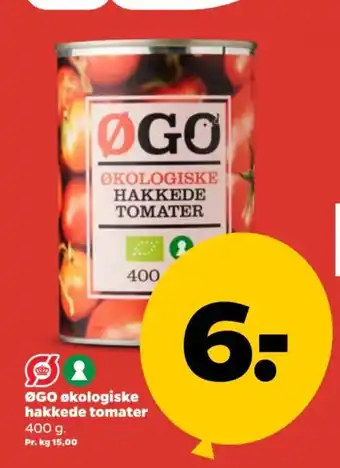 Netto ØGO økologiske hakkede tomater tilbud