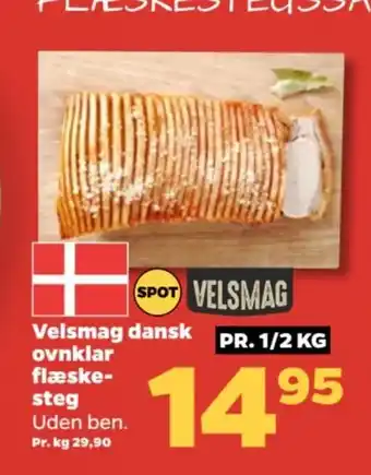 Netto steg Velsmag dansk ovnklar flæske- tilbud