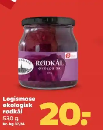 Netto Løgismose økologisk rødkål tilbud