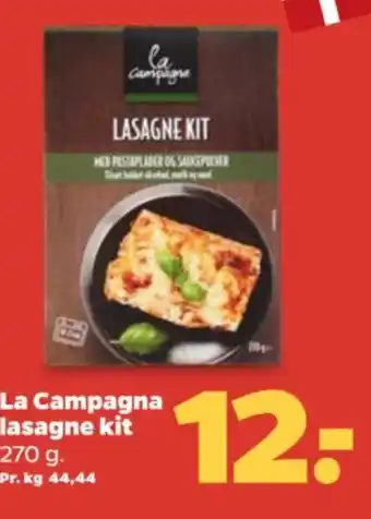 Netto La Campagna lasagne tilbud