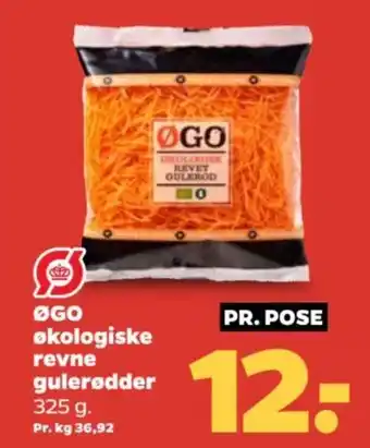 Netto Øgo økologiske revne gulerødder tilbud