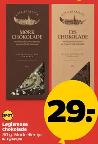 Netto Løgismose chokolade tilbud