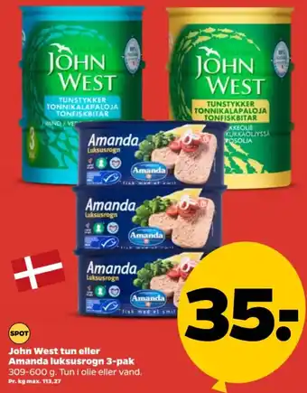 Netto John West tun eller tilbud