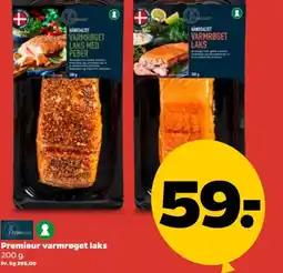 Netto Premieur varmrøget laks tilbud