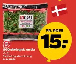 Netto ØGO økologisk rucola . tilbud