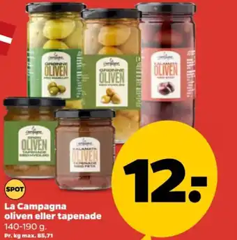 Netto La Campagna oliven eller tapenade tilbud