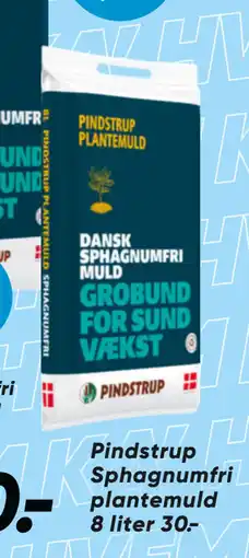 Bilka Pindstrup Sphagnumfri plantemuld tilbud
