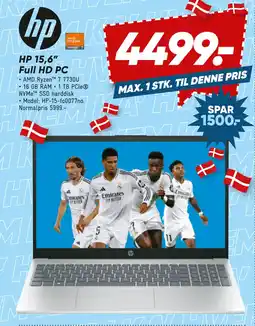 Bilka HP 15,6” Full HD PC tilbud