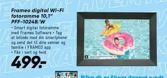 Bilka Frameo digital Wi-Fi fotoramme 10,1” PFF-1024B/W tilbud