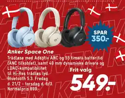 Bilka Anker Space One tilbud