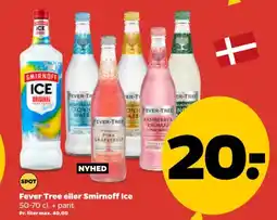 Netto Fever Tree eller Smirnoff Ice tilbud