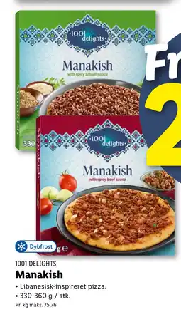 Lidl Manakish tilbud