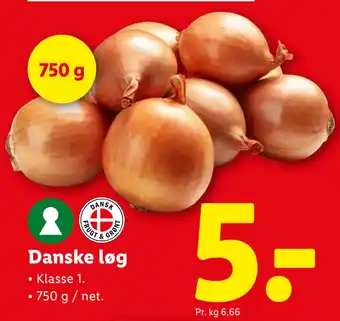 Lidl Danske løg tilbud