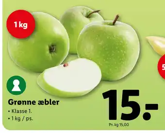 Lidl Grønne æbler tilbud