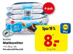 Lidl Mælkesnitter tilbud