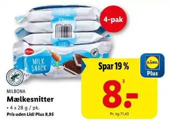 Lidl Mælkesnitter tilbud